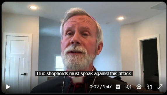 Posnetek tu: https://www.lifesitenews.com/episodes/bishop-strickland-denounces-pope-francis-denigration-of-the-latin-mass/