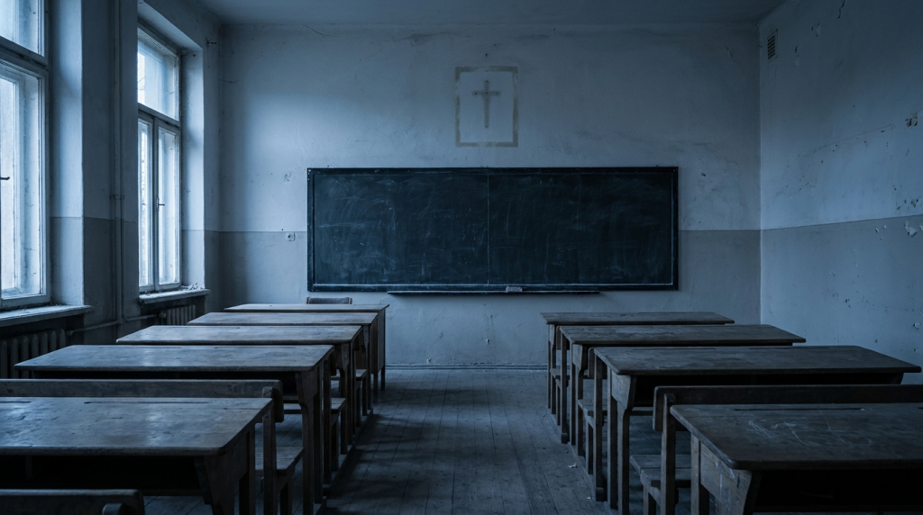Šolski sistem ne uči – on oblikuje. In oblikuje proti Kristusu in proti narodu